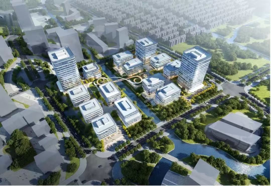 騰暉無人塔吊落地中交集團(tuán)無錫旌陽湖科創(chuàng)園項(xiàng)目